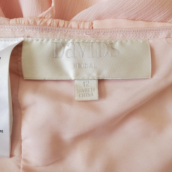 David's Bridal Blush Kids Formal Gown - Picture 7 of 7